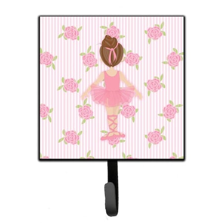 Carolines Treasures Ballerina Brunette Back Pose Leash or Key Holder BB5176SH4